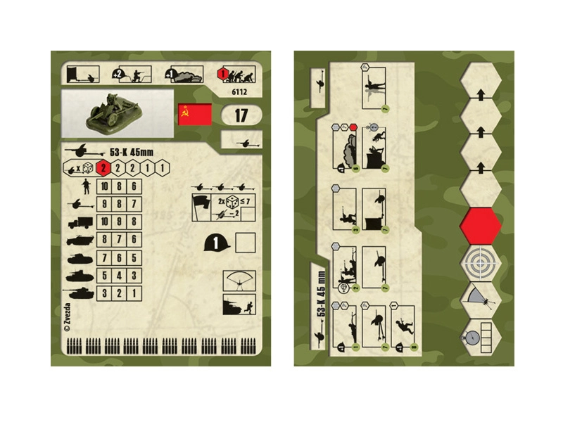Zvezda figúrky – sovietske protitankové delo 45 mm (1:72)