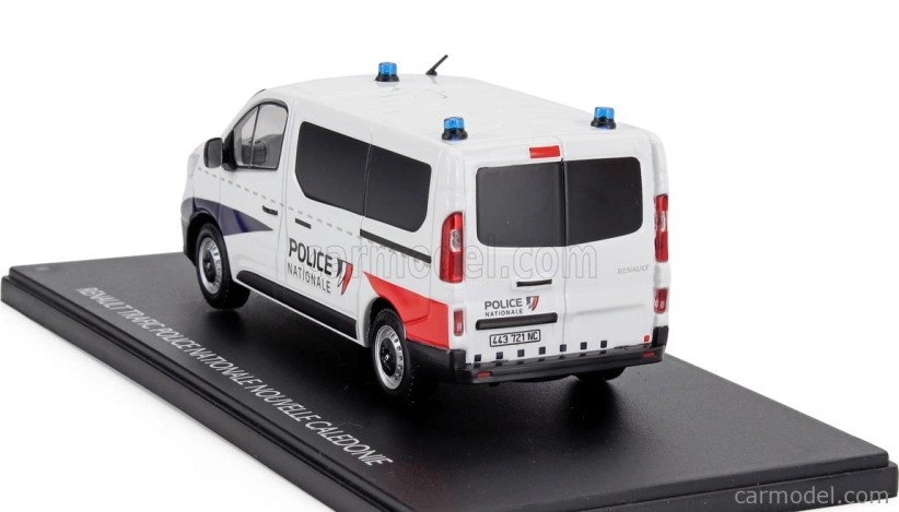 Eligor Renault Trafic Minibus Police Nationale Nouvelle Caledonie 2024 1:43 Biela
