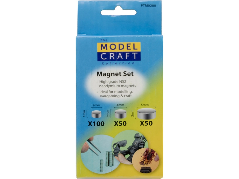 Modelcraft neodymové magnety (sada 200ks)