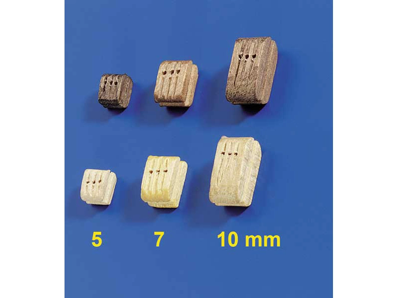 Krick blok lanovia trojitý svetlý 7 mm (10)