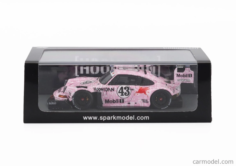 Spark-model Porsche 911 (912 Base) Hoonipigasus 1400hp N 43 Rally Pikes Peak Hill Climb 2022 Ken Block 1:43 Ružová Biela Čierna