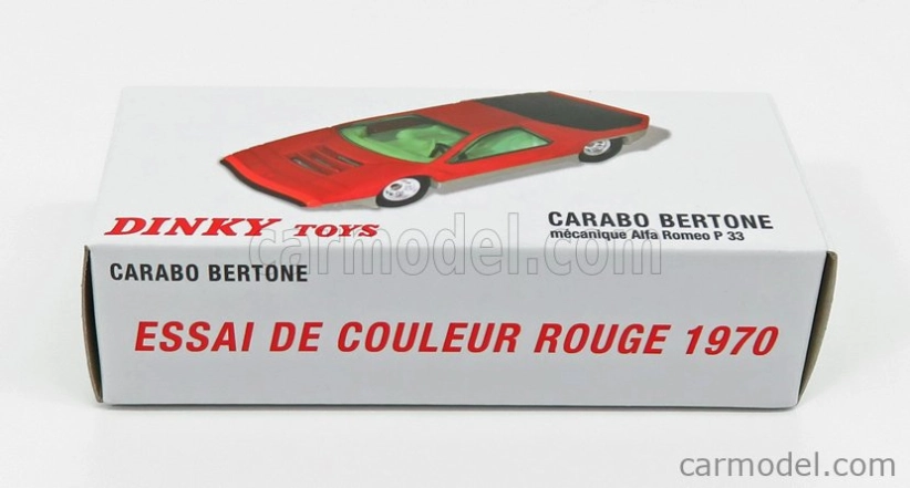 Edicola Alfa romeo Set 2x 33 Carabo Bertone 1968 - Coffret Box 1:43 Zelená červená