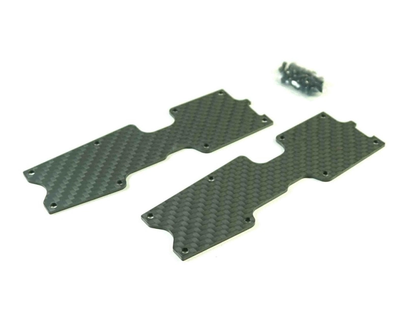 SWORKz uhlíková vzpera zadného spodného ramena, 1,5 mm vrátane skrutiek, 2 ks