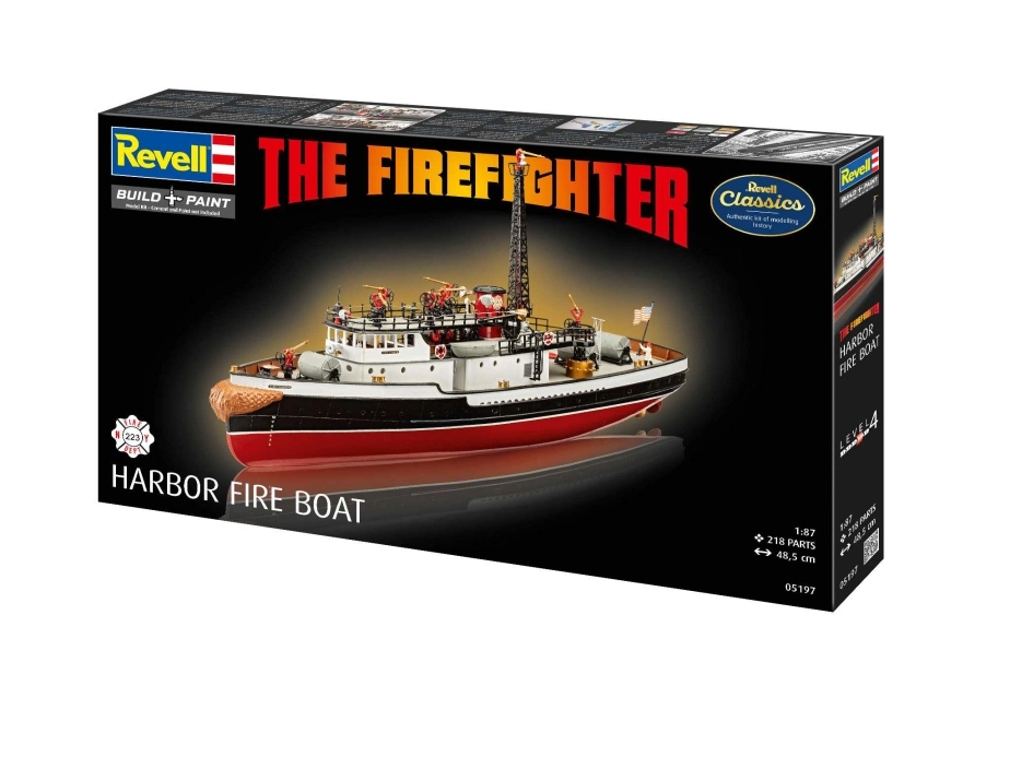Plastic ModelKit loď 05197 - The Firefighter (1:87)