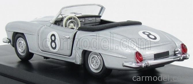 Rio-models Mercedes benz 190sl Spider N 8 Winner Macau Gp 1956 D.steane 1:43 Strieborný