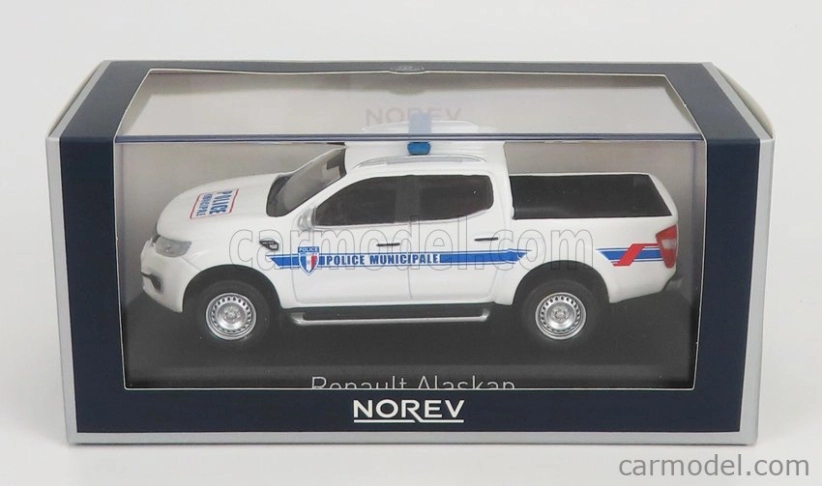 Norev Renault Alaskan Pick-up Police Municipale 2018 1:43 Biela