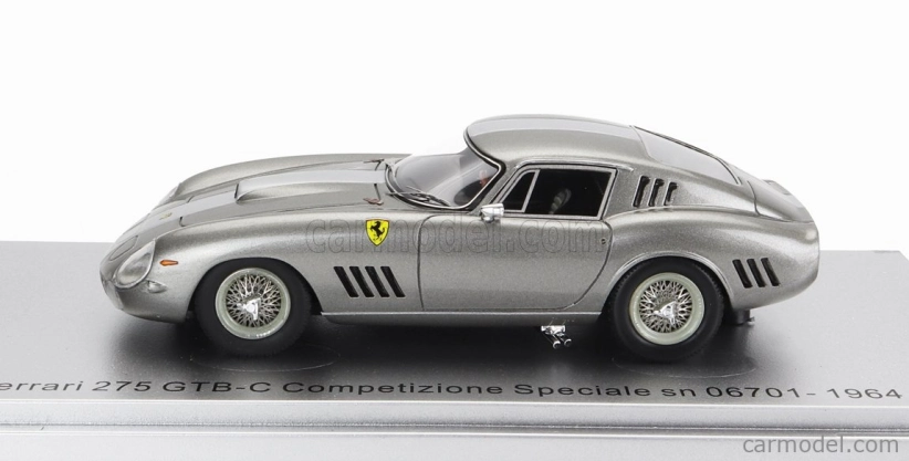 Kess-model Ferrari 275 Gtb/c Sn.06701 Competizione Speciale 1964 1:43 Grey Met Silver