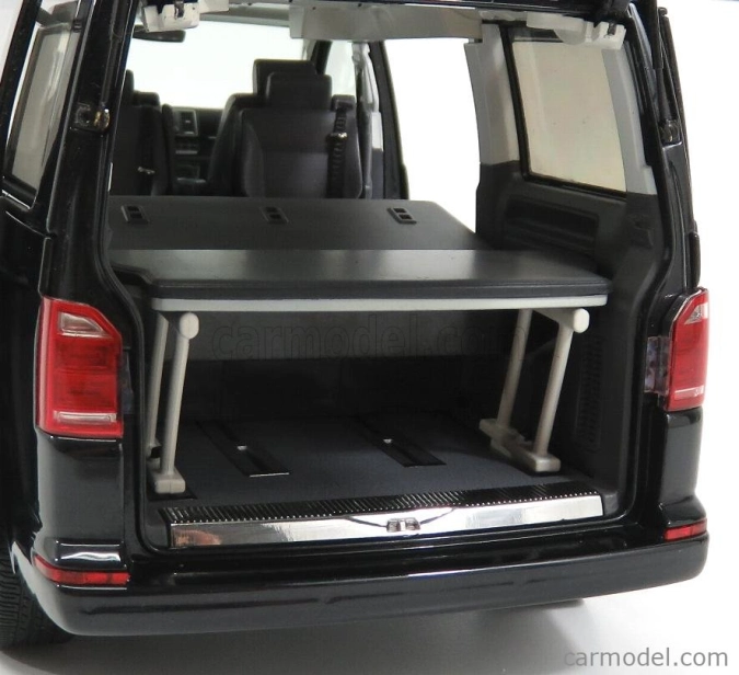 Nzg Volkswagen T6 Multivan Highline Minibus 2017 1:18 Black