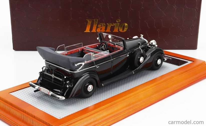 Ilario-model Horch 951a Pullman Original Car Cabriolet Open 1937 1:43 Black
