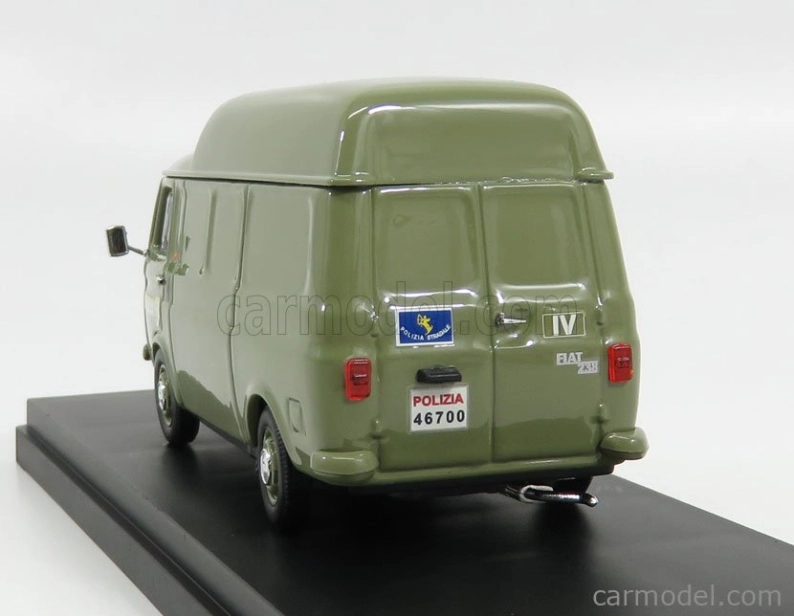 Rio-models Fiat 238 Van Polizia 1972 1:43 Zelená