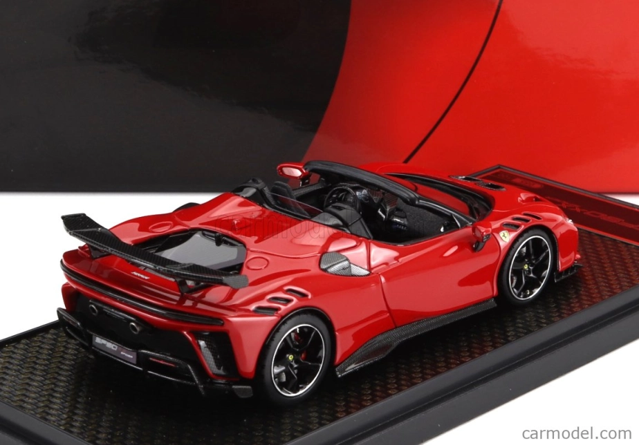 Bbr-models Ferrari Sf90 Xx Stradale Spider 2024 1:43 Rosso Corsa 322 - červená čierna