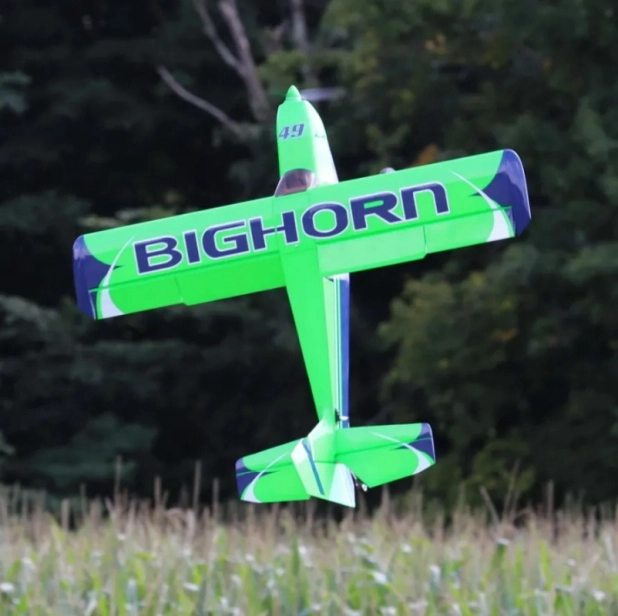 RC letadlo 49" Bighorn Pro ARF (klapky) 1,24m, červená