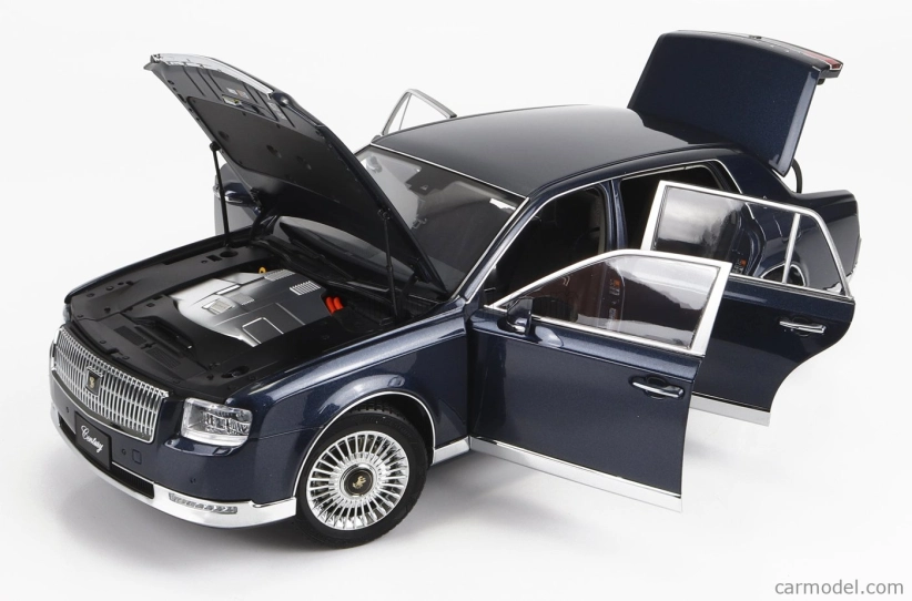 LCD model Toyota Century 2022 1:18 Modrá