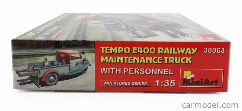 Miniart Tempo E400 Železničný nákladný automobil 3-kolesový 1962 1:35 /