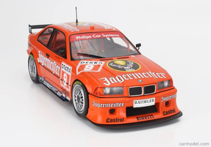 Werk83 BMW 3-series Coupe (e36) Jagermeister Team Linder N 9 Dtm Season 1993 Armin Hahne 1:18 Orange