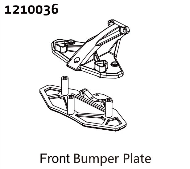 1210036 - Front Bumper Mounting Set