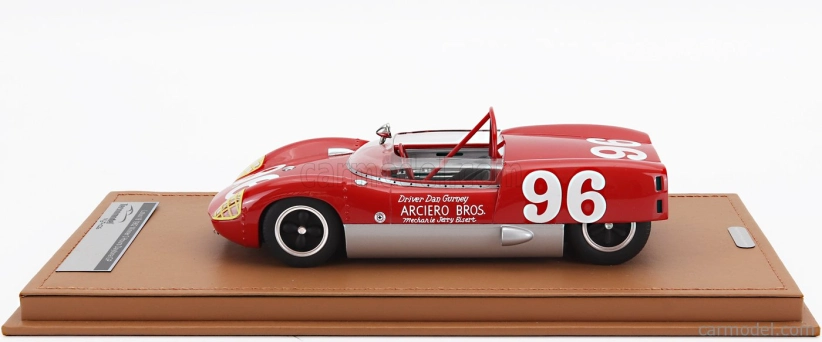 Tecnomodel Lotus 19 N 96 Winner 3h Daytona 1962 Dan Gurney 1:18 Červená strieborná