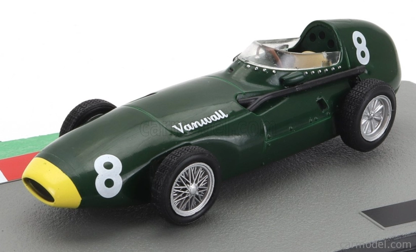 Edicola Vanwall F1 57 N 8 Sezóna 1958 Stirling Moss 1:43 Zelená
