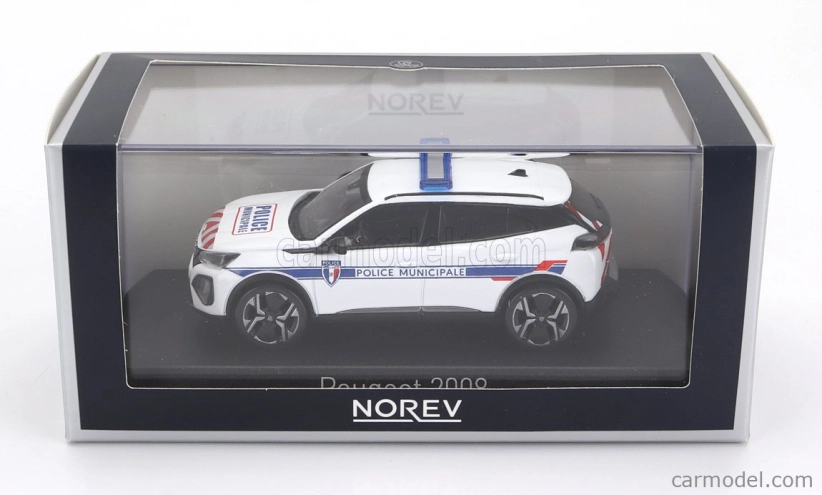 Norev Peugeot 2008 Police Municipale 2024 1:43 Biela