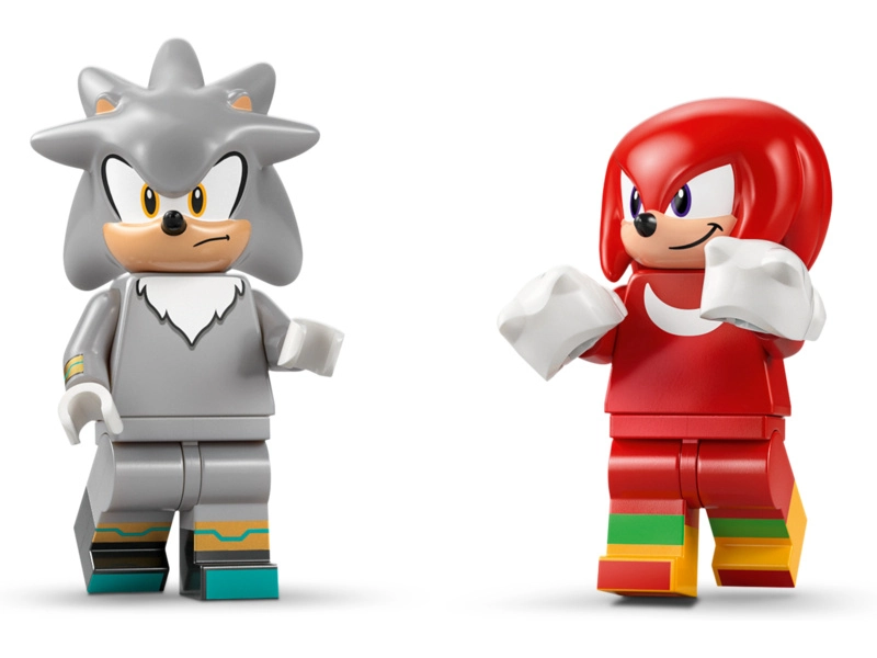 LEGO Sonic the Hedgehog - Silver a jeho auto vs. Knuckles a jeho monster truck