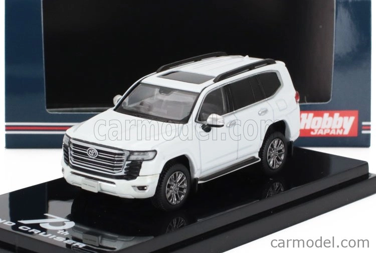 Zapaľovanie-model Toyota Land Cruiser (ja300w) Zx 2023 - Čierno-červený interiér 1:64 White Pearl