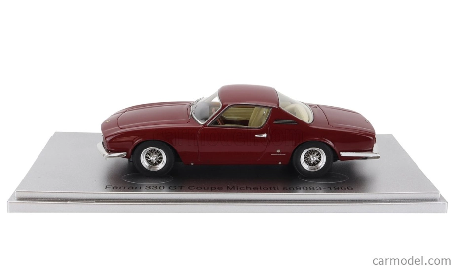Kess-model Ferrari 330 Gtc Coupe Michelotti 1966 1:43 Bordeaux
