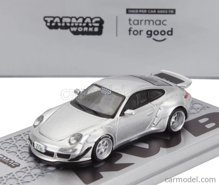 Tarmac Porsche 911 997-2 Rwb Coupe Abu Dhabi 2008 1:64 Strieborná