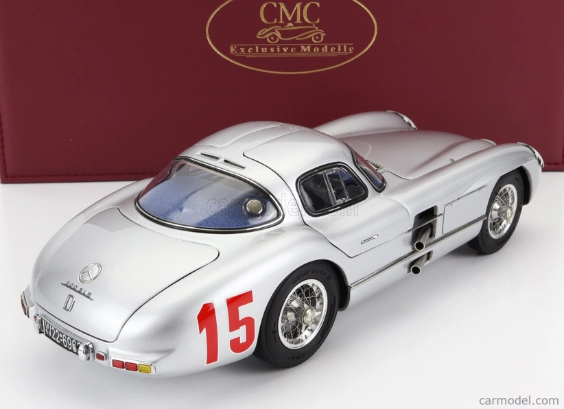 Cmc Mercedes Benz 300 Slr Uhlenhaut Coupe N 15 Sweden Gp 1955 1:18 Strieborná