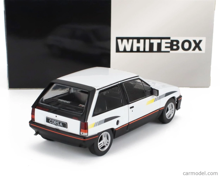 Whitebox Opel Corsa A Sr 1985 1:24 Bílá Černá