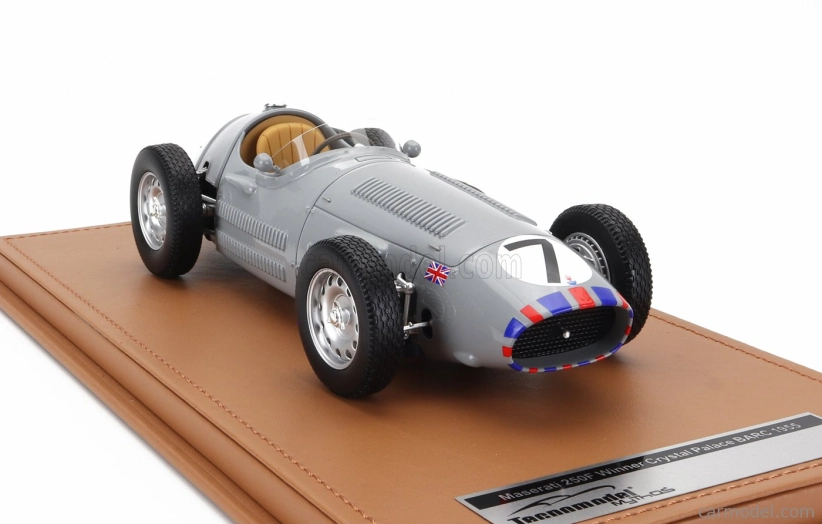 Tecnomodel Maserati F1 250f N 7 Winner Crystal Palace Barc 1955 Mike Hawthorn 1:18 Grey