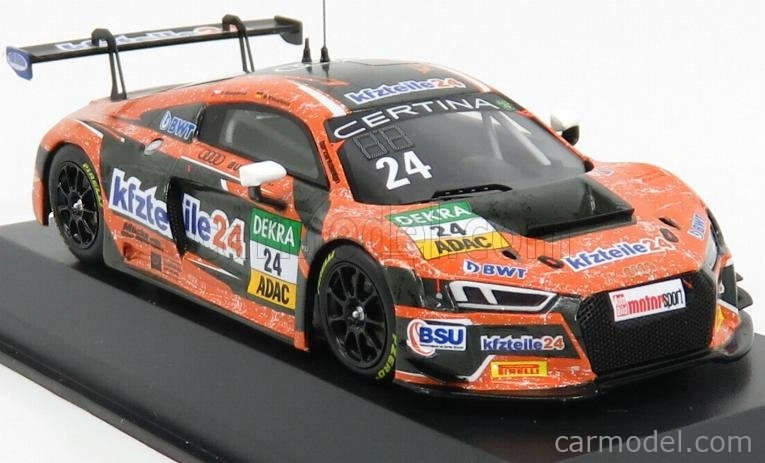 Minichamps Audi R8 Lms Team Bmt Mucke Motorsport N 24 Adac Gt Masters 2017 Winkelhock 1:43 oranžová čierna