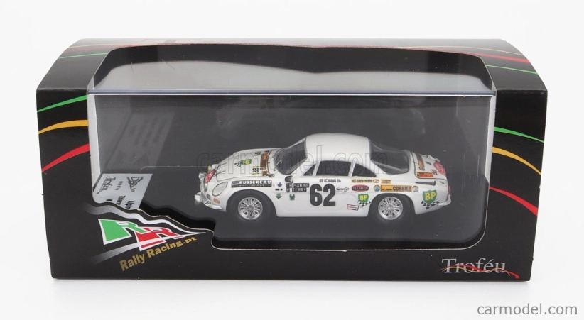 Trofeu Renault A110 Alpine N 62 Rally Montecarlo 1973 Thierry Sabine - Pierre Terry 1:43 Bílá