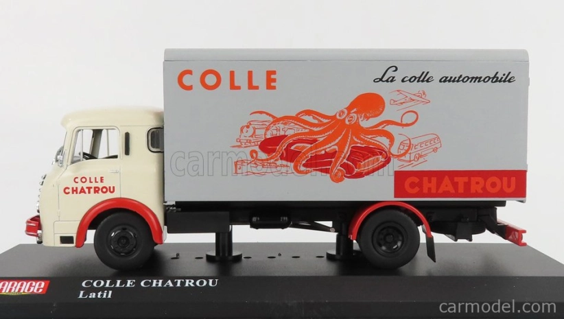 Edicola Latil H14a Nákladné auto Colle Chatrou 1957 1:43 Krémová červená sivá