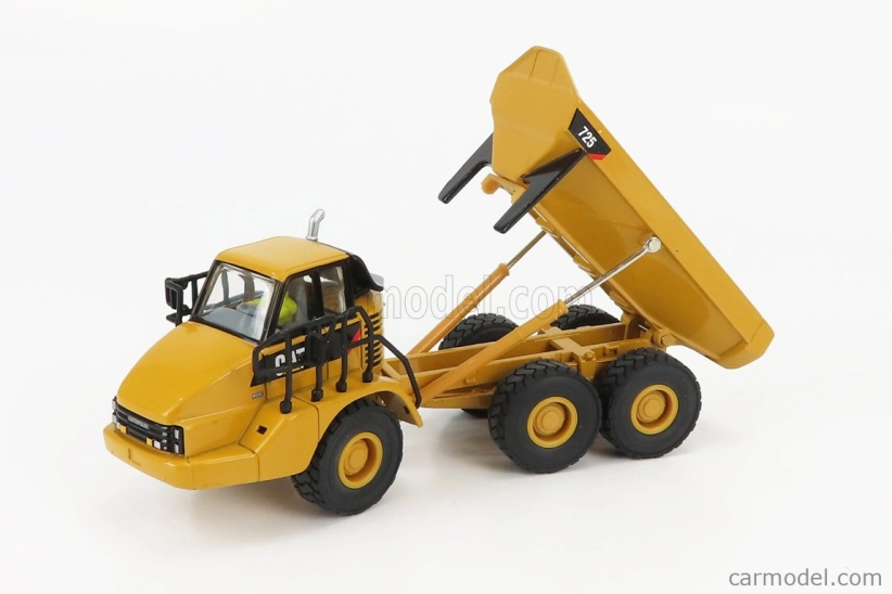 Dm-models Caterpillar Cat725 Cassone Ribaltabile Cava 3-assi 1:50, žlutá
