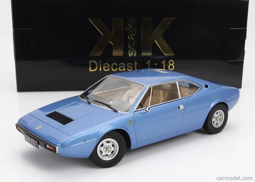 Kk-scale Ferrari Dino 308 Gt4 1974 1:18 Light Blue