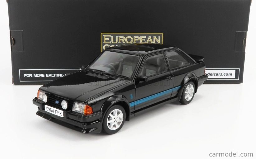 Sun-star Ford england Escort Rs Turbo 1984 1:18 Black