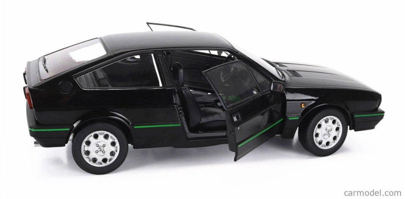 Mitica-diecast Alfa romeo Alfa Romeo Sprint 1.5 Quadrifoglio Verde 1983 1:18 Nero Black