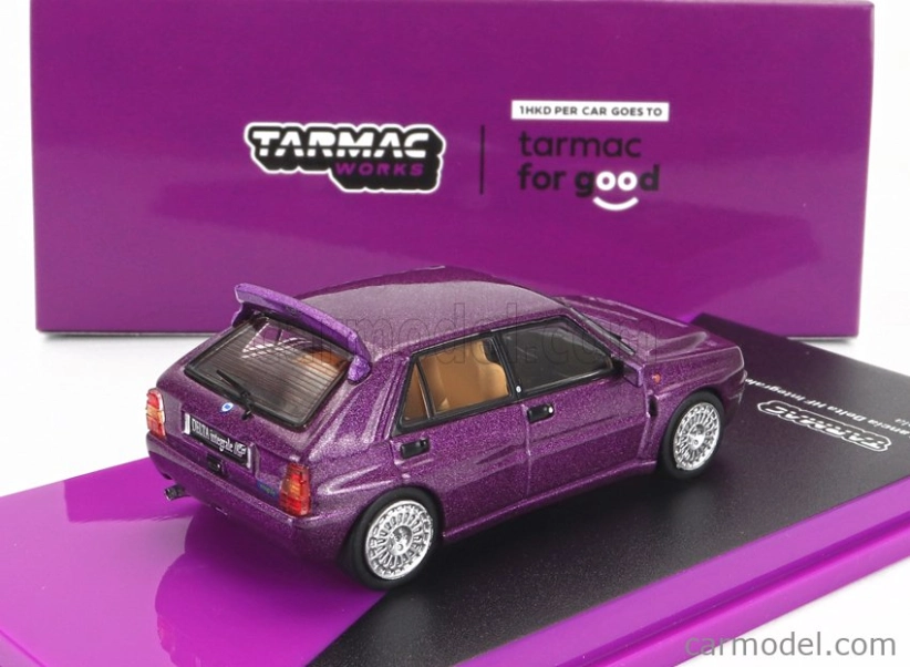Tarmac Lancia Delta Hf Integrale 1992 1:64 Purple