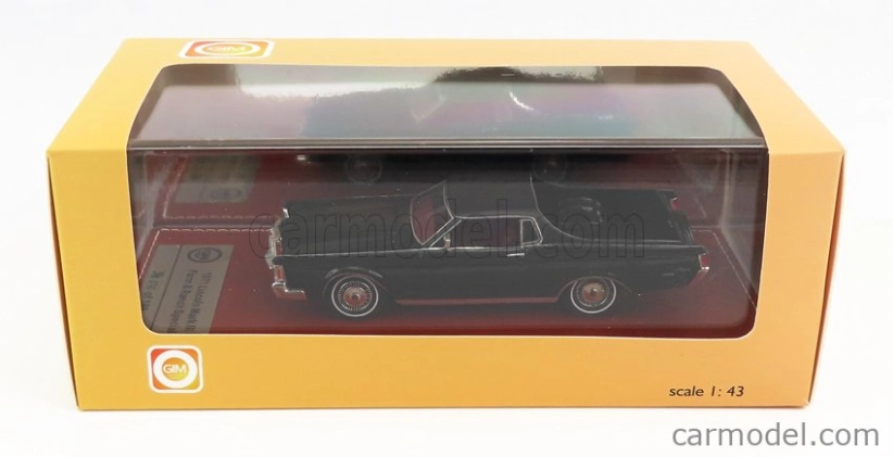Great-iconic-models Lincoln Continental Mark Iii Farm And Ranch 1971 1:43 Black