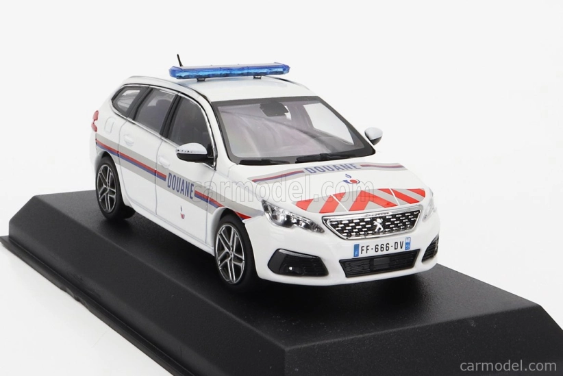 Norev Peugeot 308 Gt Sw Station Wagon Douanes 2020 1:43 Biela