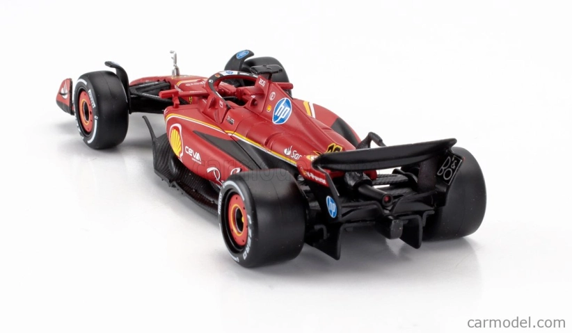 Bburago Ferrari F1 Sf-24 Team Scuderia Ferrari N16 Winner Italy Monza Gp 2024 Charles Leclerc 1:43 červená biela čierna
