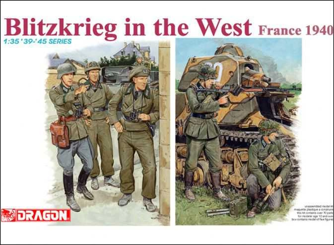 Model Kit figúrky 6347 - BLITZKRIEG IN THE WEST (FRANCE 1940) (1:35)