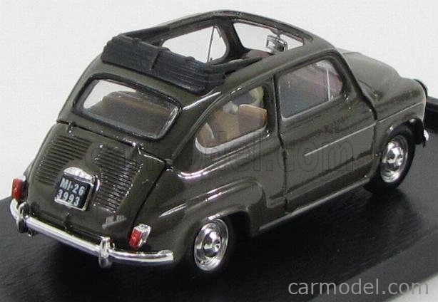 Brumm Fiat 600d Trasformabile Aperta 1960 1:43 Beige 538