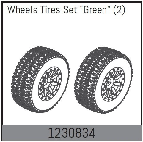 1230834 - Wheel Set 110x45mm - Green (2)