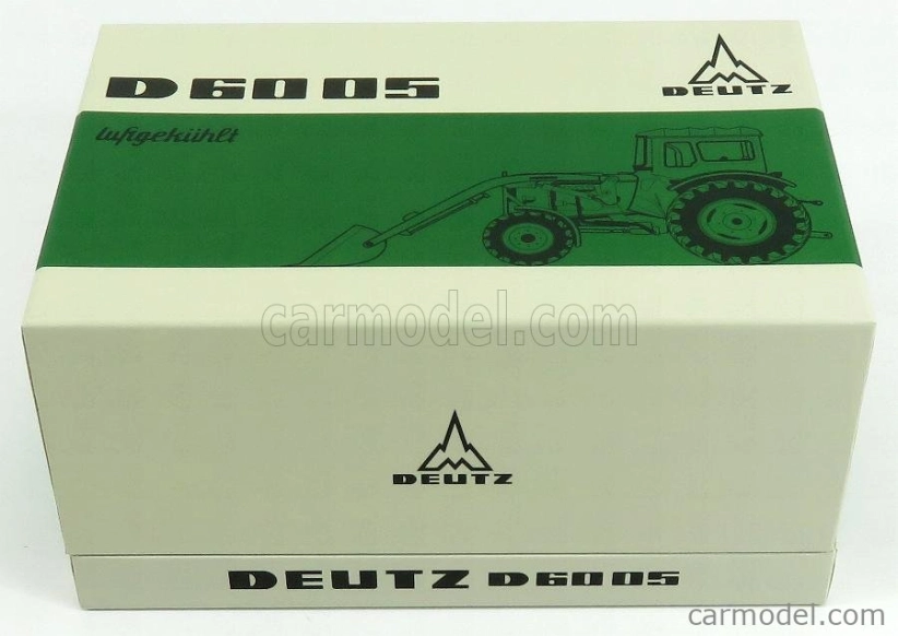 Universal hobbies Deutz-fahr D6005 4wd Traktor uzavretý s čelným nakladačom 1965 1:32 Zelená béžová