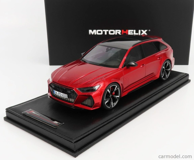 Motorhelix Audi A6 Rs6 Avant (c8) 2020 1:18 červená met.
