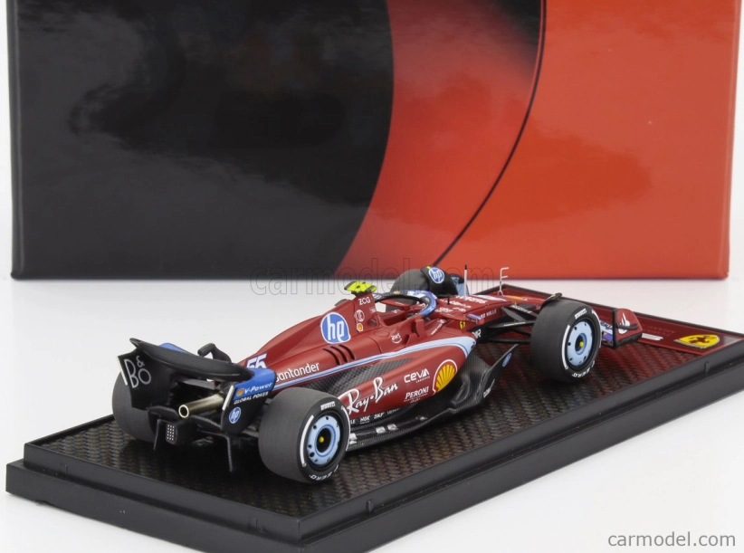 Bbr-models Ferrari F1 Sf-24 Team Scuderia Ferrari N 55 5th Miami Gp 2024 Carlos Sainz 1:43 Červená svetlomodrá