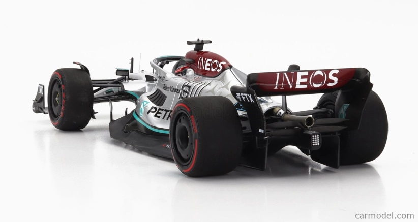 Minichamps Mercedes gp F1 W13e Mercedes-amg Petronas F1 N 63 1:18, stříbrná