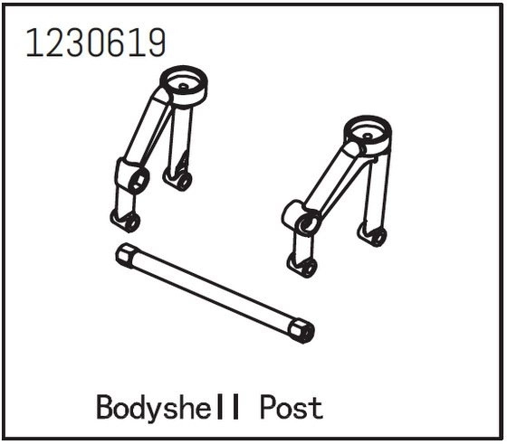 Body Shell Post front