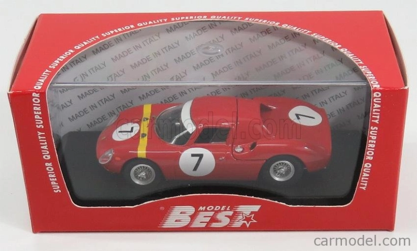 Najlepší model Ferrari 250lm N 7 Víťaz Angola Luanda Gp 1964 W.mairesse 1:43 Červená